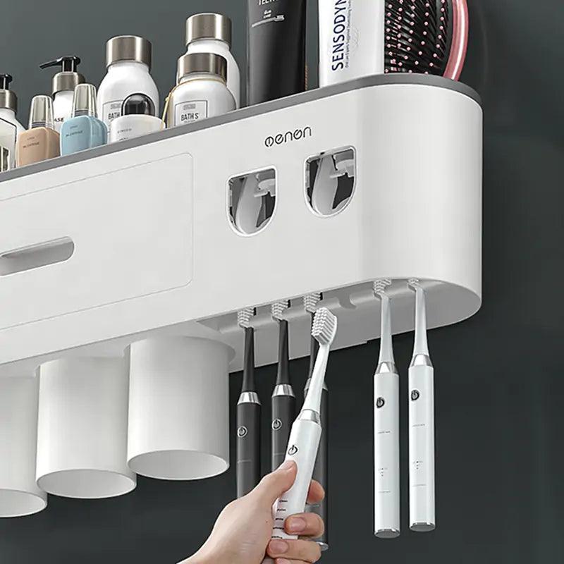 UV Toothpaste Dispenser & Tooth Brush Storage - Omatic Health