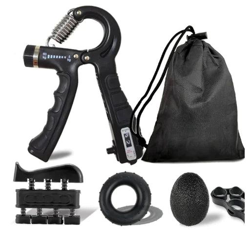 Adjustable Hand Grip Strength Trainer with Finger Exerciser - Omatic Health