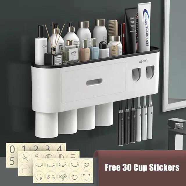 UV Toothpaste Dispenser & Tooth Brush Storage - Omatic Health