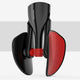  Black and red