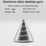 Metal Desktop Stress Relief Cone Gyroscope - Omatic Health