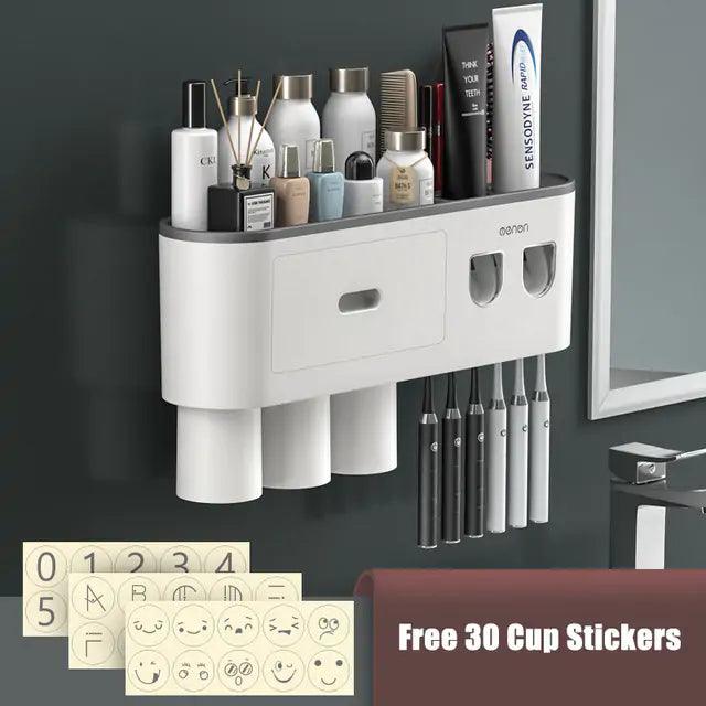 UV Toothpaste Dispenser & Tooth Brush Storage - Omatic Health