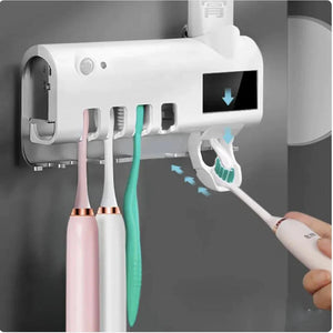 UV Toothbrush Sterilizer & Automatic Toothpaste Dispenser - Omatic Health