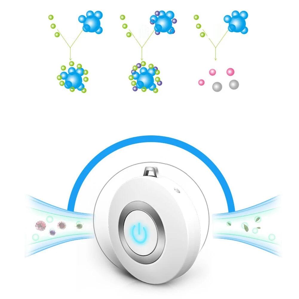Mini Portable Necklace Air Purifier - Omatic Health
