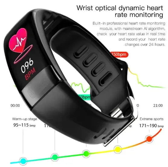 Smart Health Bracelet – Advanced Fitness Band Tracker & Sleep Tracker