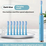 Electric Toothbrush With Extra Heads - Omatic Health