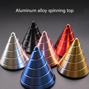 Metal Desktop Stress Relief Cone Gyroscope - Omatic Health