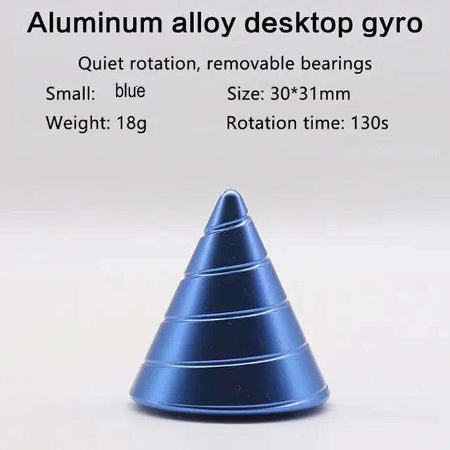 Metal Desktop Stress Relief Cone Gyroscope - Omatic Health