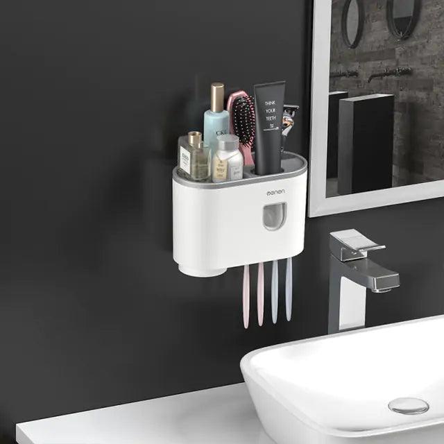 UV Toothpaste Dispenser & Tooth Brush Storage - Omatic Health