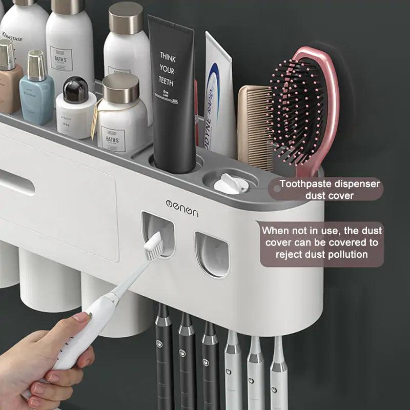 UV Toothpaste Dispenser & Tooth Brush Storage - Omatic Health