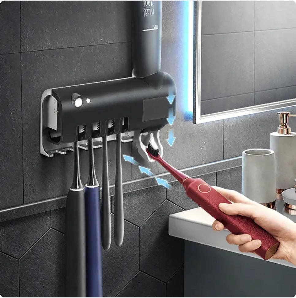 UV Toothbrush Sterilizer & Automatic Toothpaste Dispenser - Omatic Health