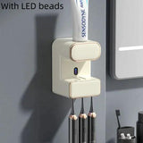 Smart Toothbrush Holder with UV Disinfection & Toothpaste Dispenser - Omatic Health