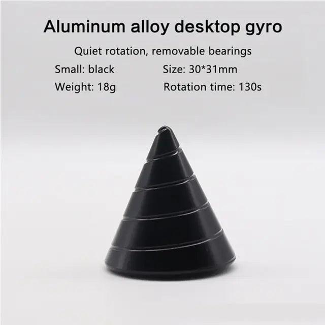 Metal Desktop Stress Relief Cone Gyroscope - Omatic Health