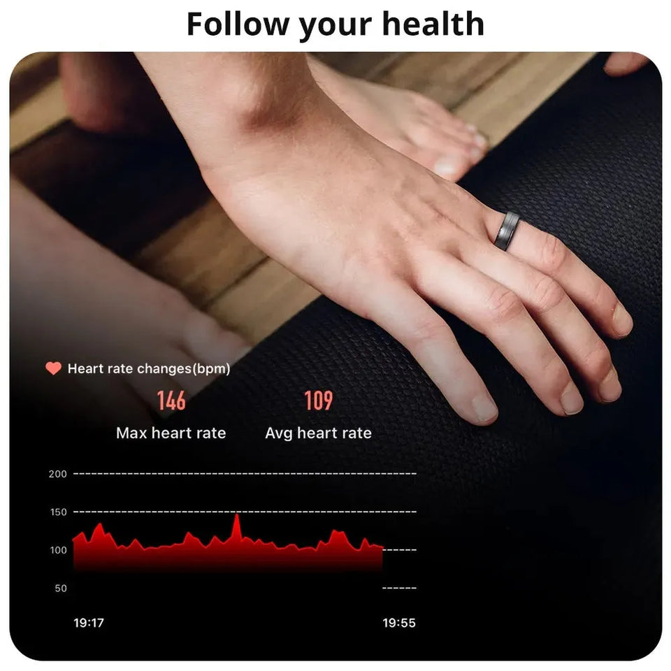 Smart Ring: Advanced Health and Fitness Tracker for Monitoring Vitals