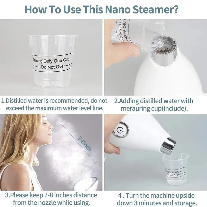 Face Steamer SPA Facial Humidifier Vaporizer