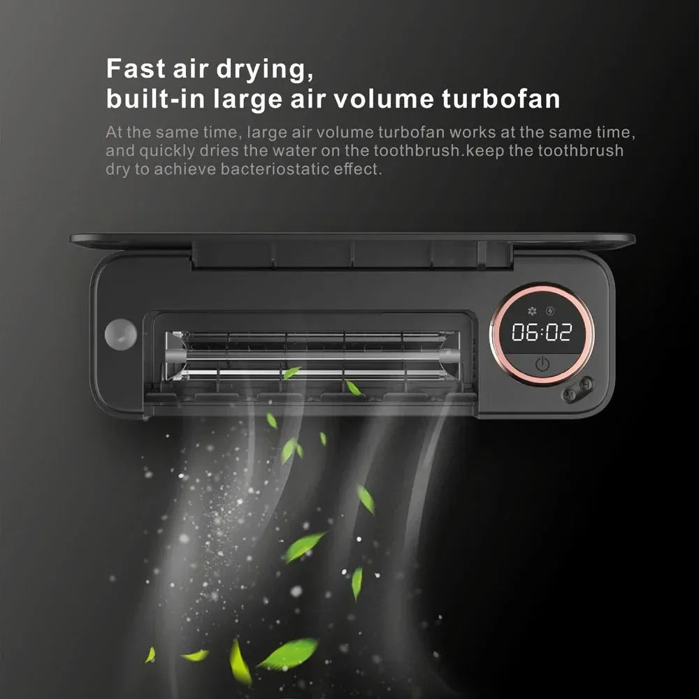 Smart UV Toothbrush Sterilizer and Holder
