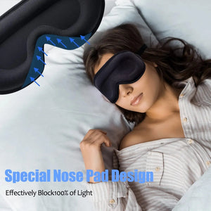 3D Sleep Mask – Uninterrupted Sleep, Anywhere You Go - Omatic Health - www.omatichealth.com
