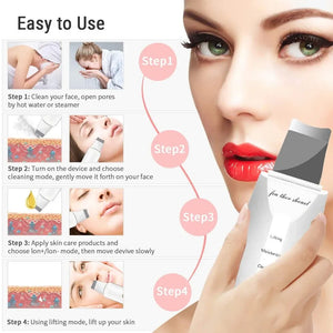Ultrasonic Skin Scraper – Deep Clean, Lift, and Rejuvenate
