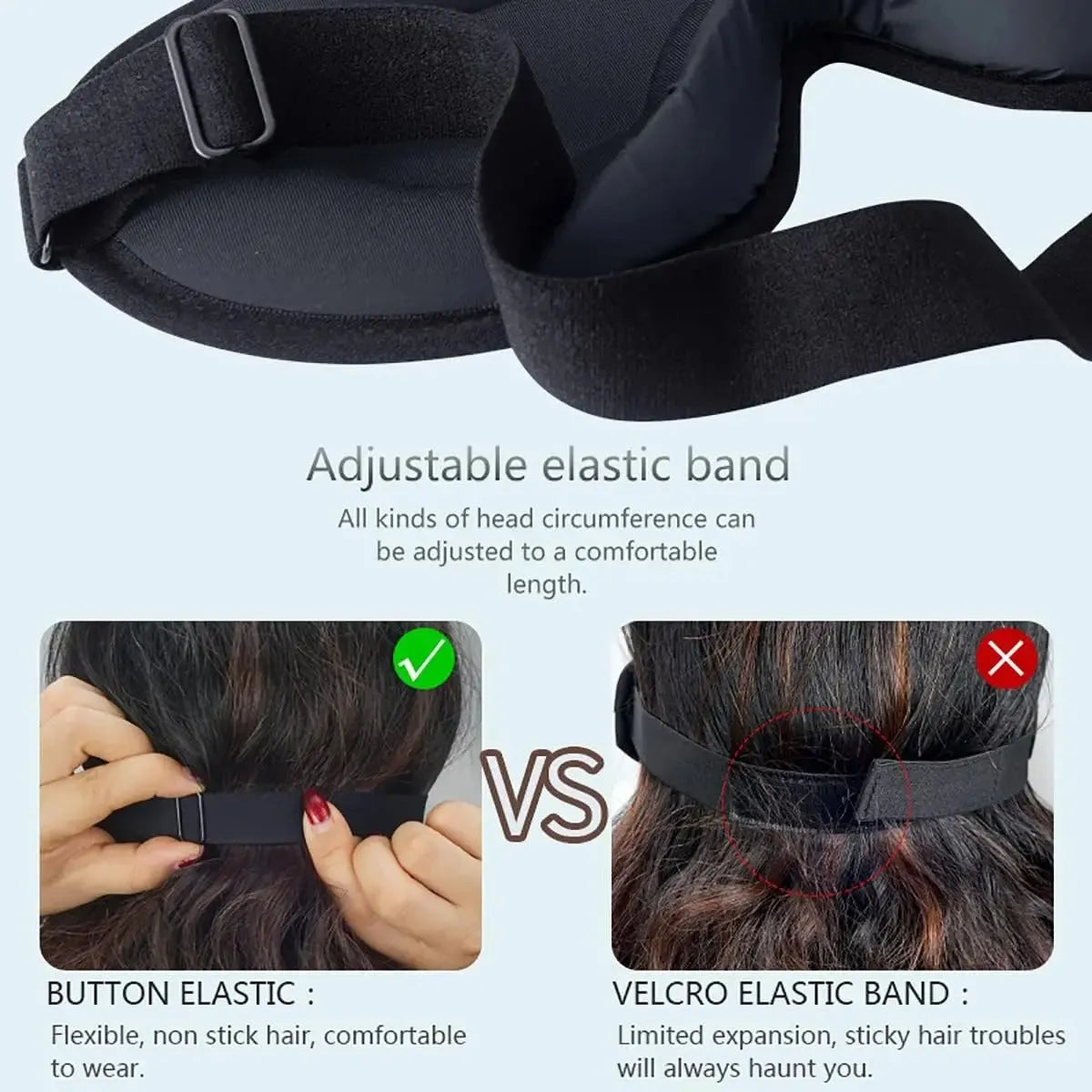 3D Sleep Mask – Uninterrupted Sleep, Anywhere You Go