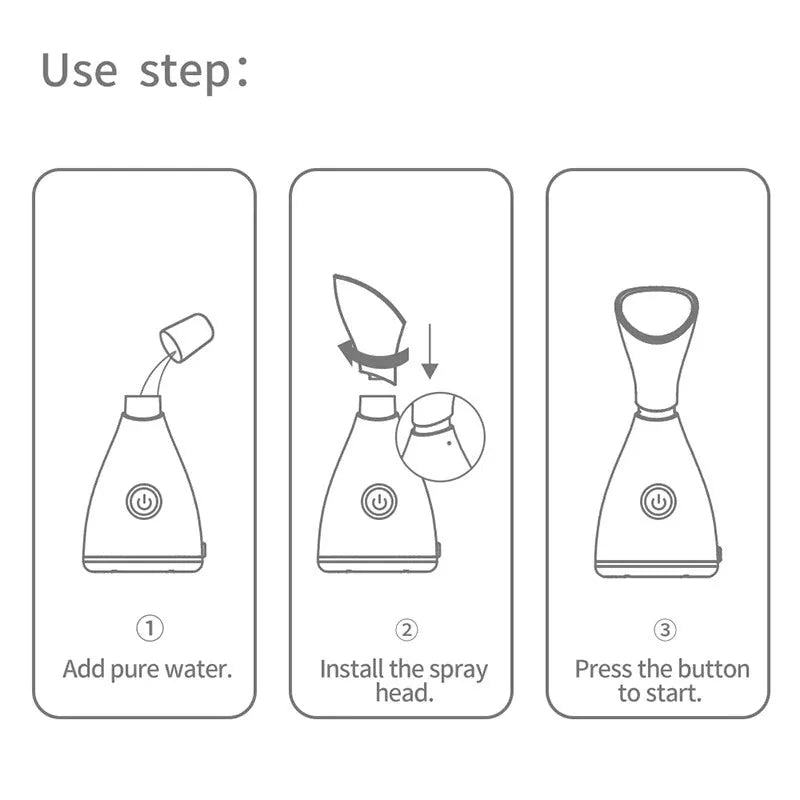 Face Steamer SPA Facial Humidifier Vaporizer