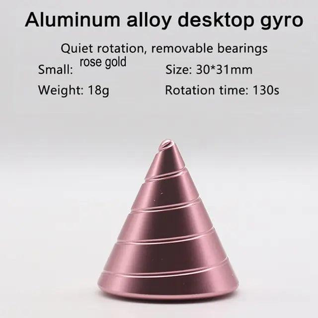 Metal Desktop Stress Relief Cone Gyroscope - Omatic Health