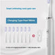  White Charging 5 Gear 8 Head