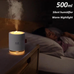 Portable Ultrasonic Humidifier with Night Lamp - Omatic Health
