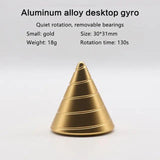 Metal Desktop Stress Relief Cone Gyroscope - Omatic Health
