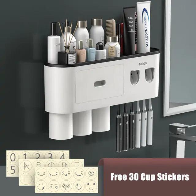 UV Toothpaste Dispenser & Tooth Brush Storage - Omatic Health