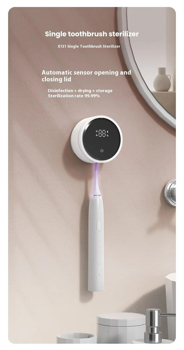 UV-C light Wall-Mounted Toothbrush Sterilizer - Omatic Health